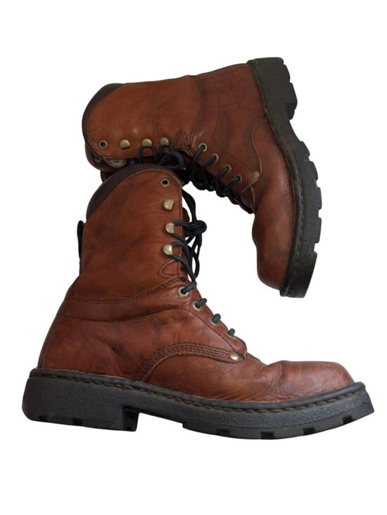Georgia Boot Mens 8 M Eagle Light Work Boots G8083 Russet Wildwood Leather main image 9